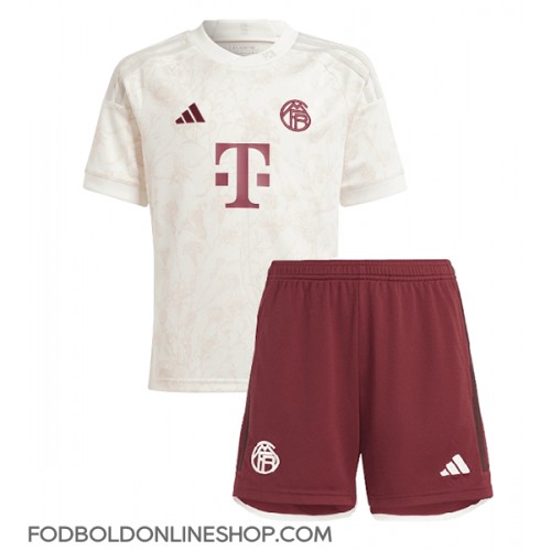 Bayern Munich Tredje trøje Børn 2023-24 Kortærmet (+ Korte bukser)